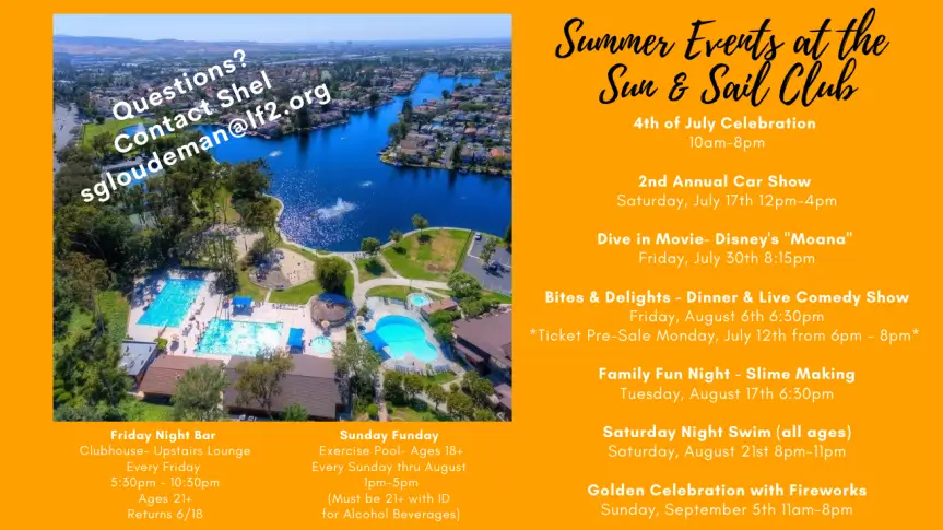 Flyer for Get Ready for a Summer of Fun