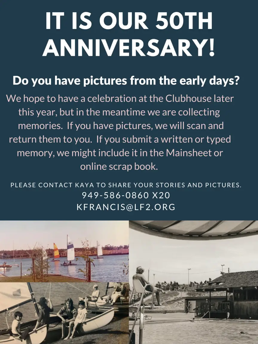 Flyer for Getting Ready for our Golden Anniversary!