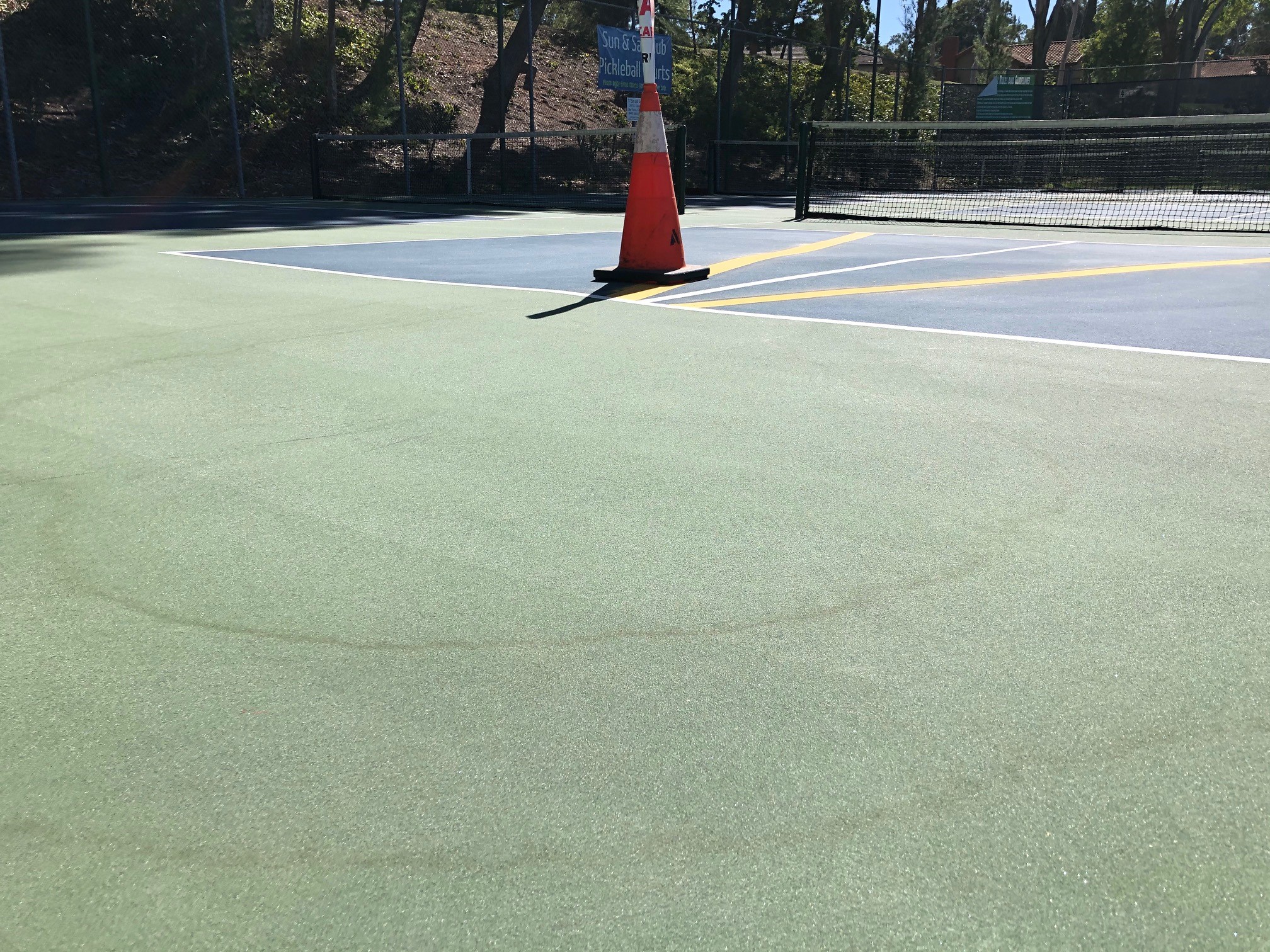A Sun & Sail Club sport court