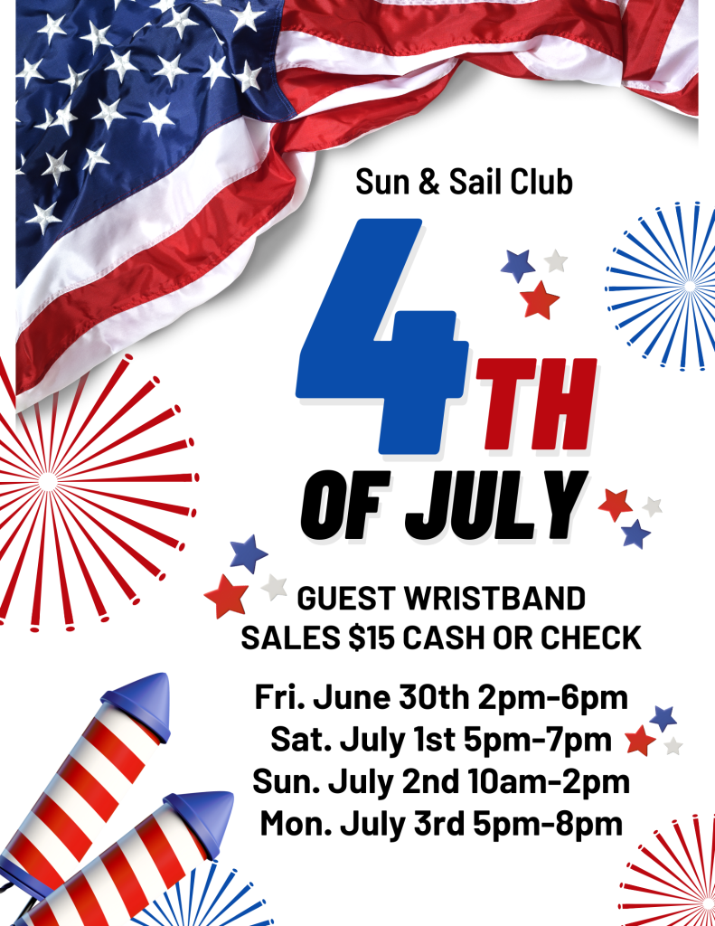 Flyer for Guest Wristband Pre-Sale Friday-Monday