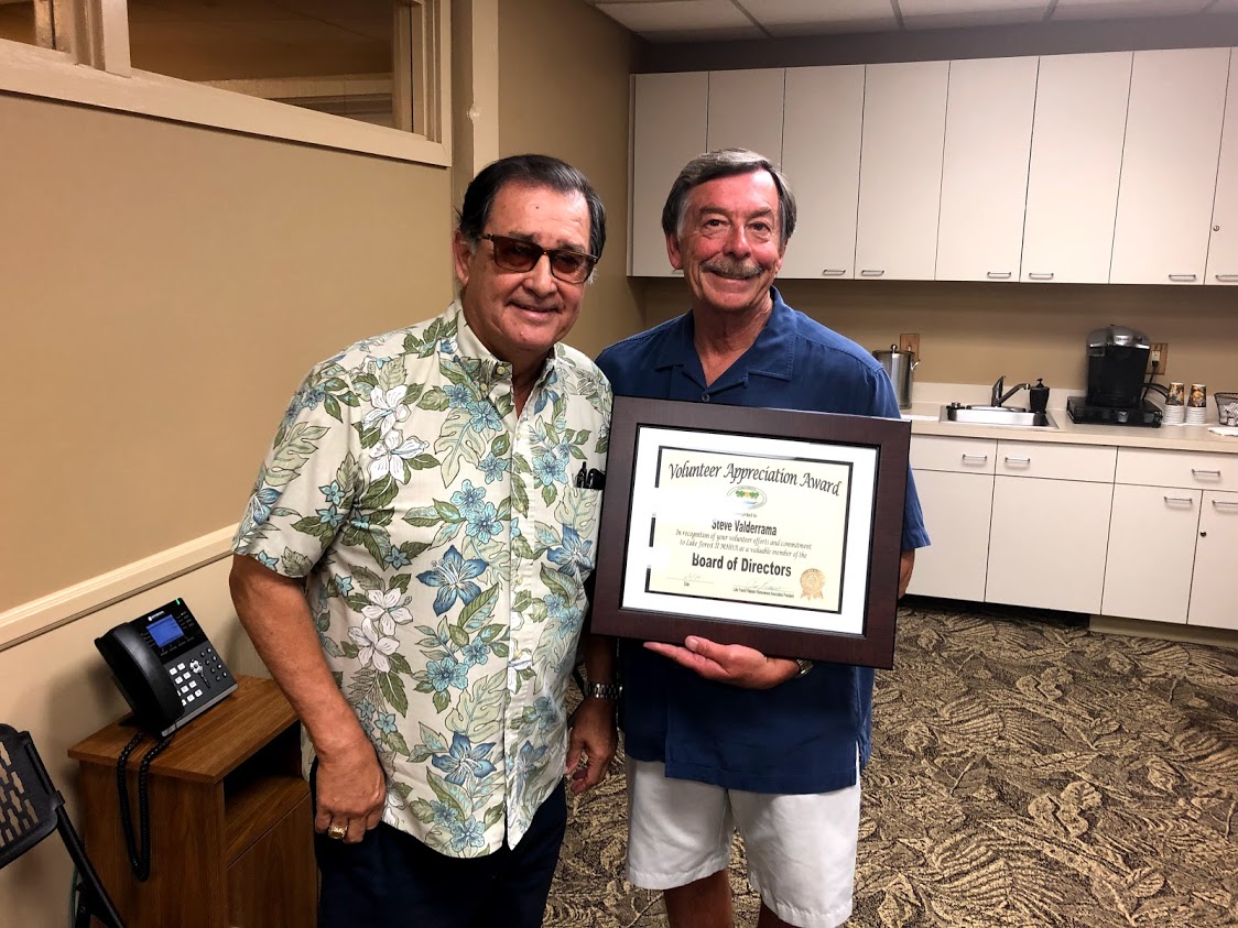 Flyer for Board Member Recognized