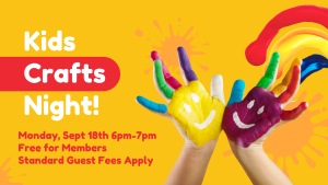 Flyer for Kids Craft Night